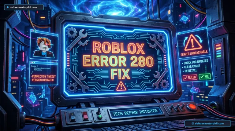 How to fix Delta Executor Error 280 and crashing issues step by step deltaexecutorphil.com