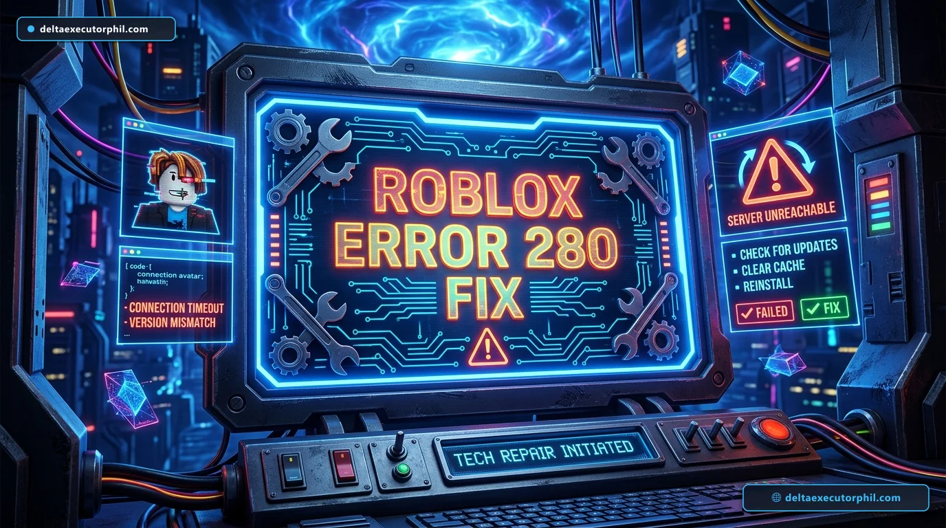 How to fix Delta Executor Error 280 and crashing issues step by step deltaexecutorphil.com