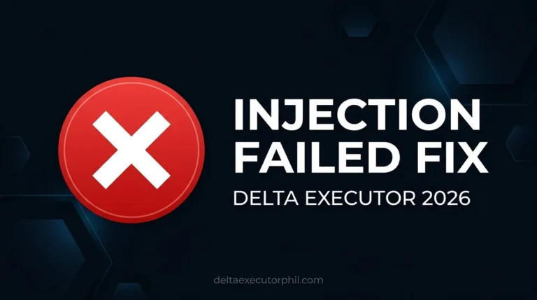 How to fix Delta Executor injection failed error on deltaexecutorphil.com